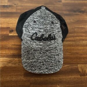 Cabela’s Trucker Hat Snap Back Gray & Black